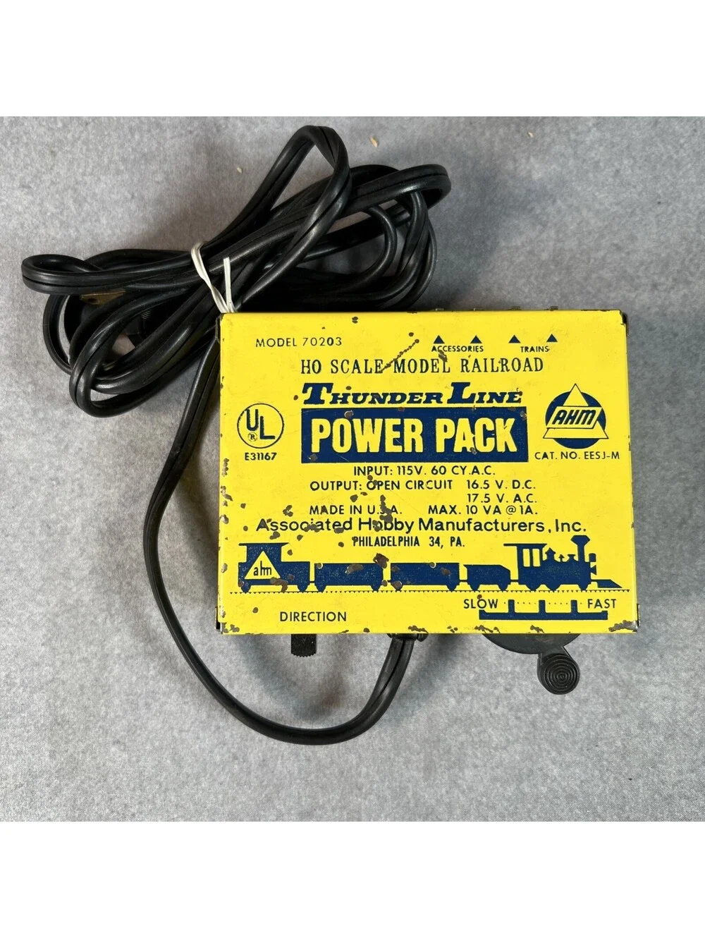 Vintage Bachmann N-Scale Power Pack #6600